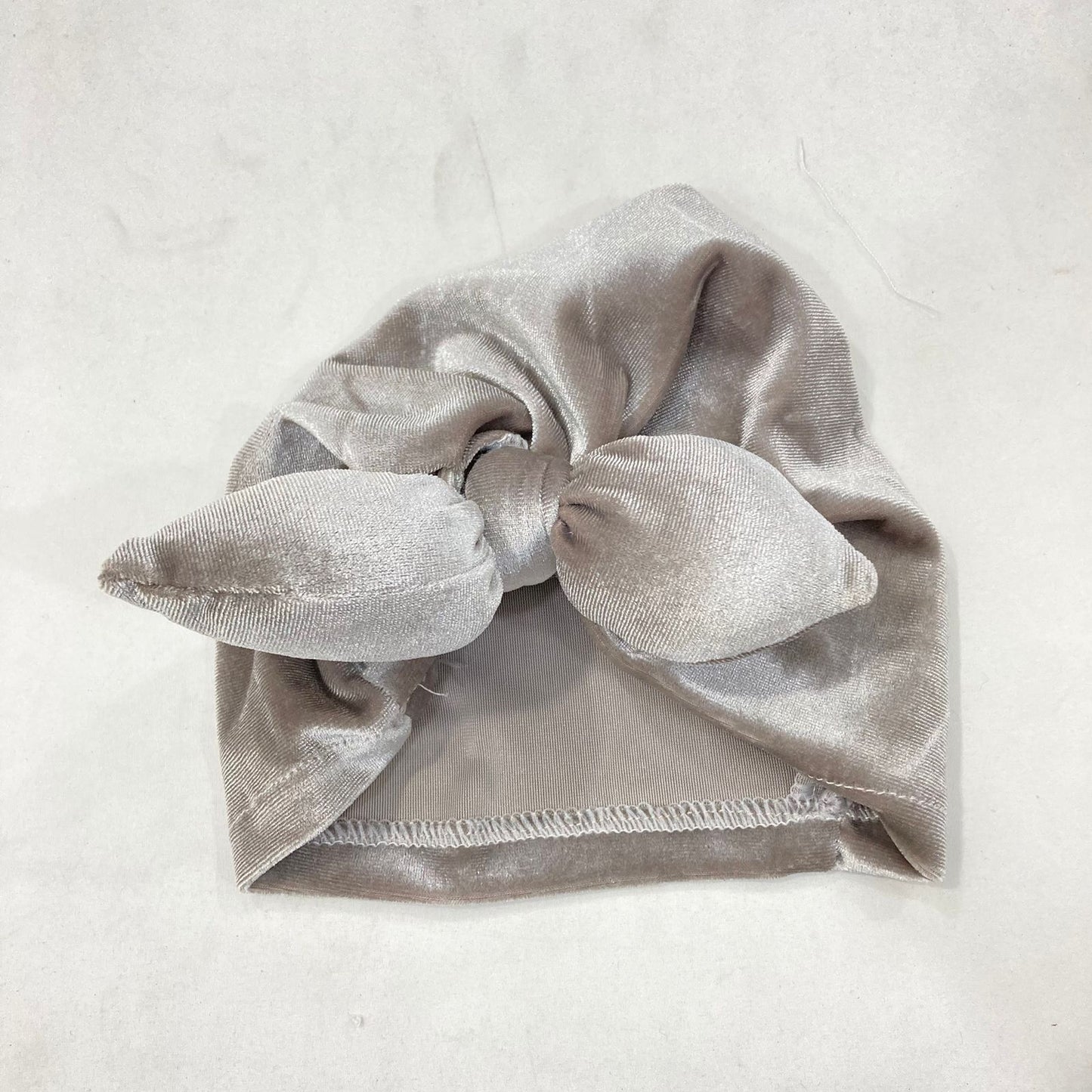 Baby Girl Winter Velvet Turban Cap