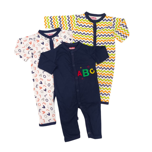 CNWS001 Sleep suits Pack of 3 Full Romper