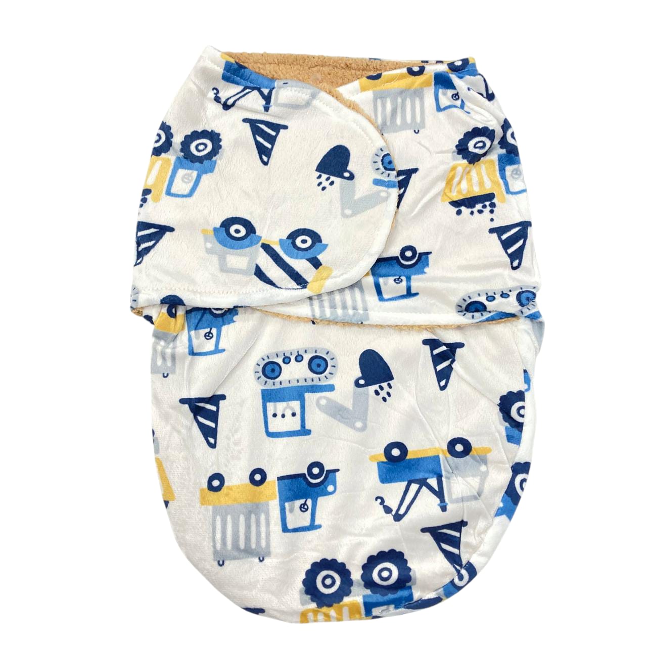 CN211 0 to 3 Months Winter Soft Cozy Baby Swaddle Blanket