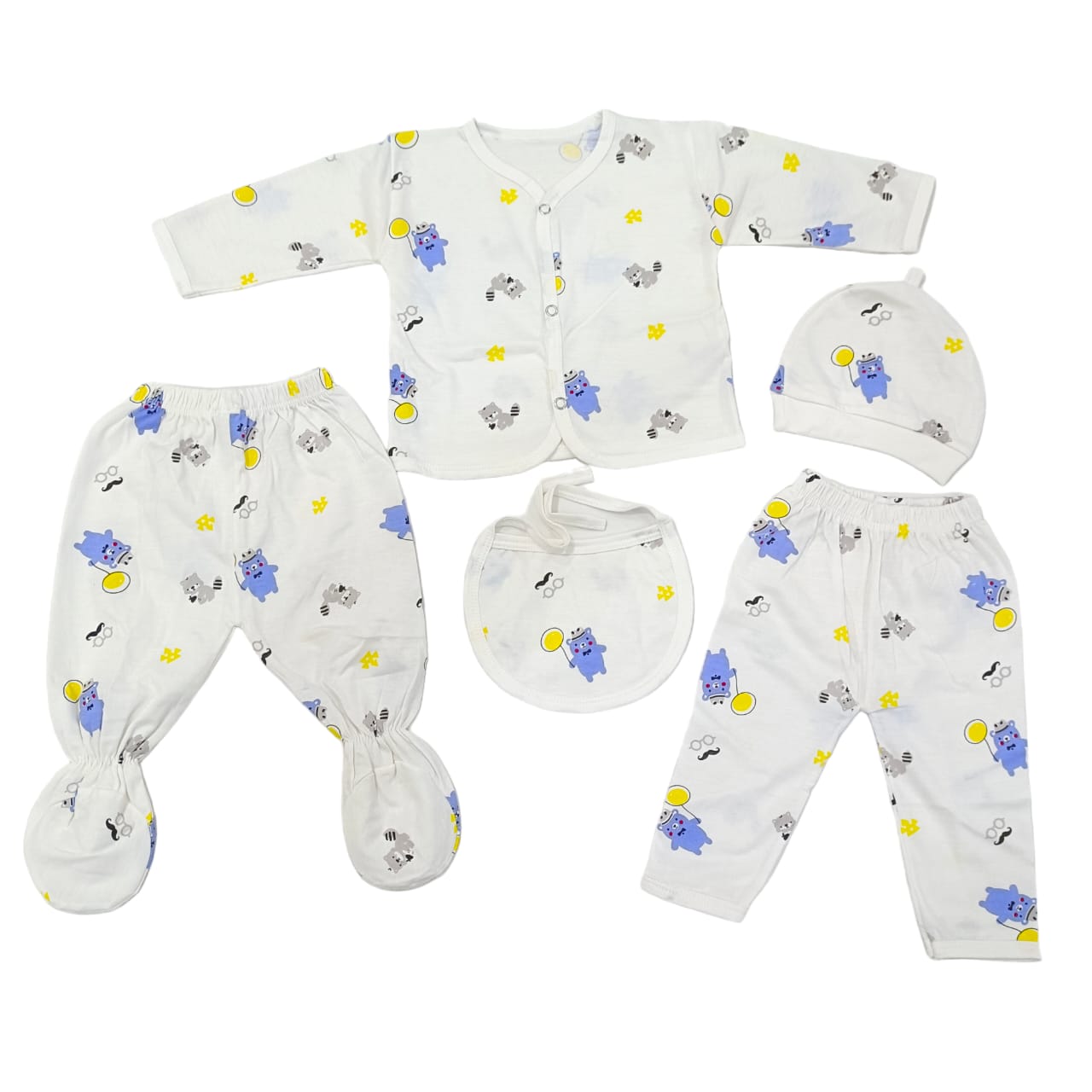 CN2812 0 to 6 Months Baby Summer Starter Set 5 Pcs