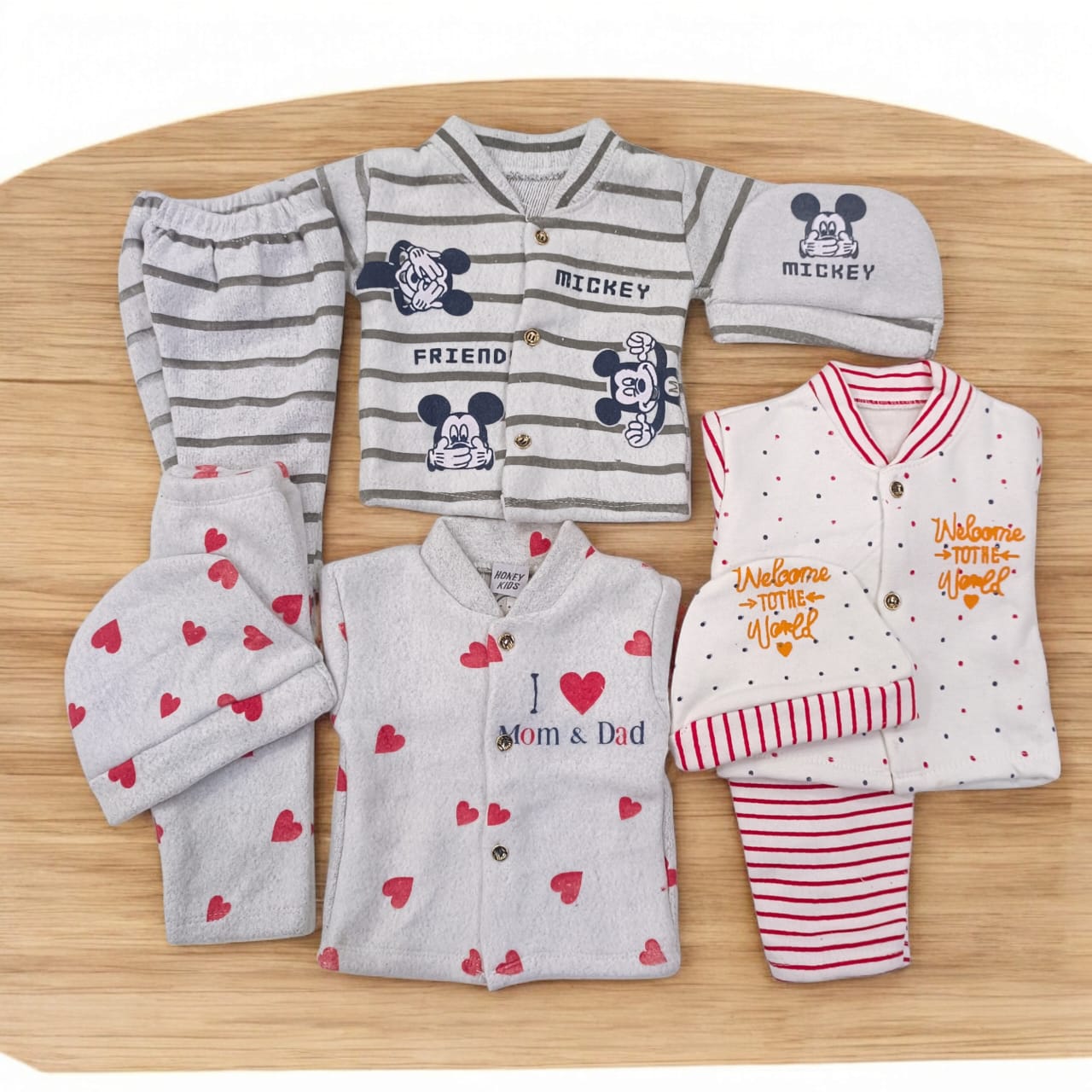 CNW106 Newborn Winter Fleece Pack of 3