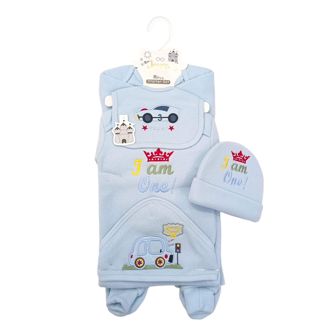 CNW718 Newborn Winter Fleece Starter Set 8 Pcs