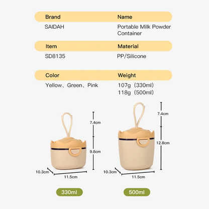 ACM208 Baby Milk Powder and Snacks Container