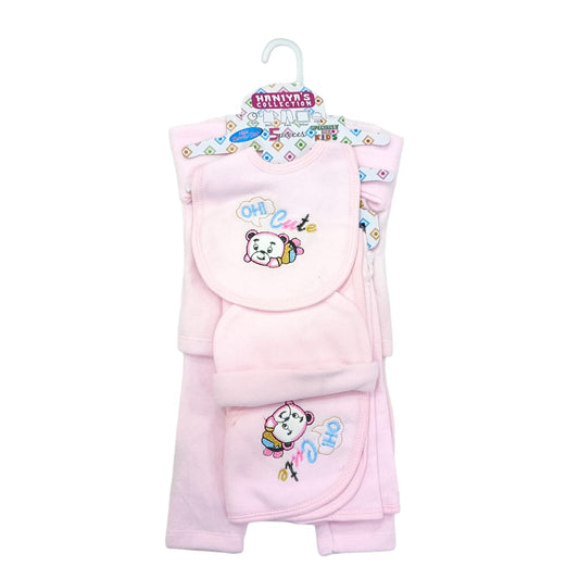 CN333 New Born Baby Winter Fleece Starter Set 5 Pcs