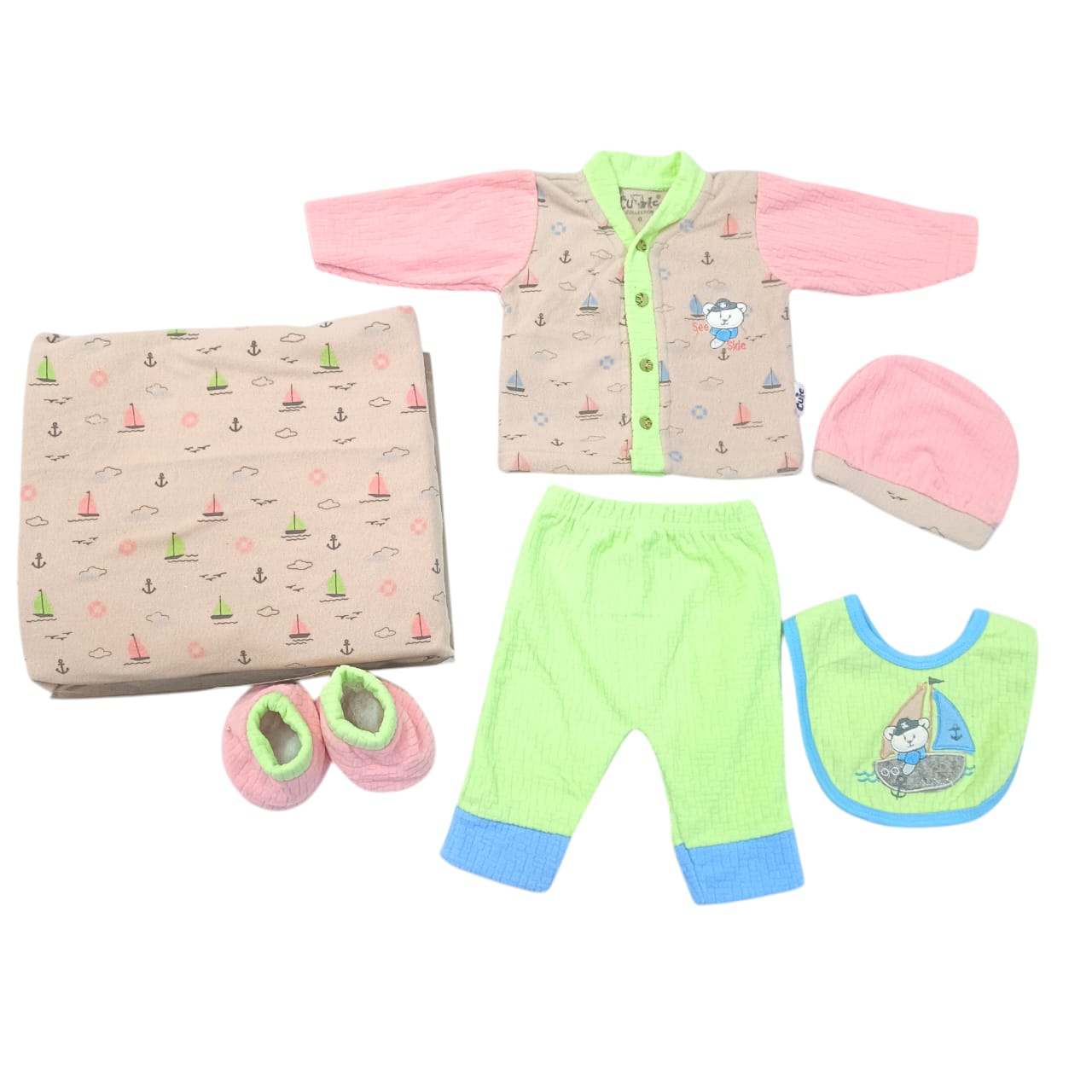 CNWA53 Newborn Winter Fleece Starter Set 5 Pcs