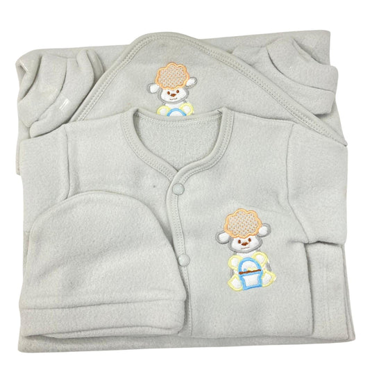 CNW3457 Newborn Winter Fleece Starter Set 5 Pcs