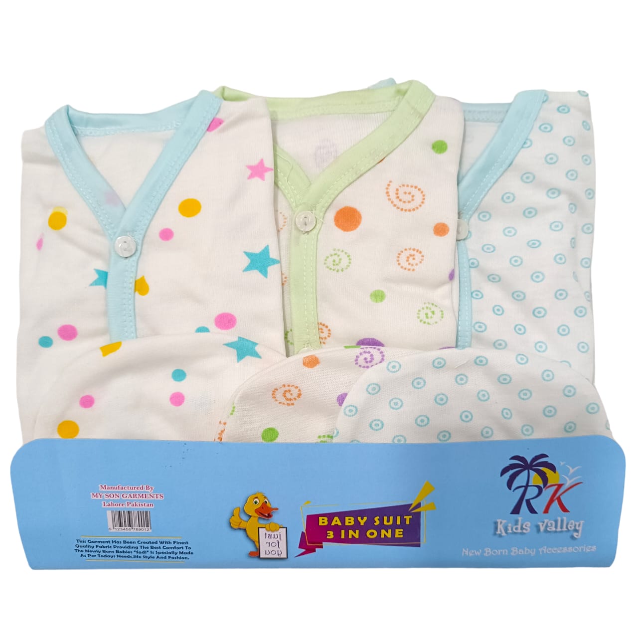 CN553 Newborn Summer Cotton Pack of 3 Dresses