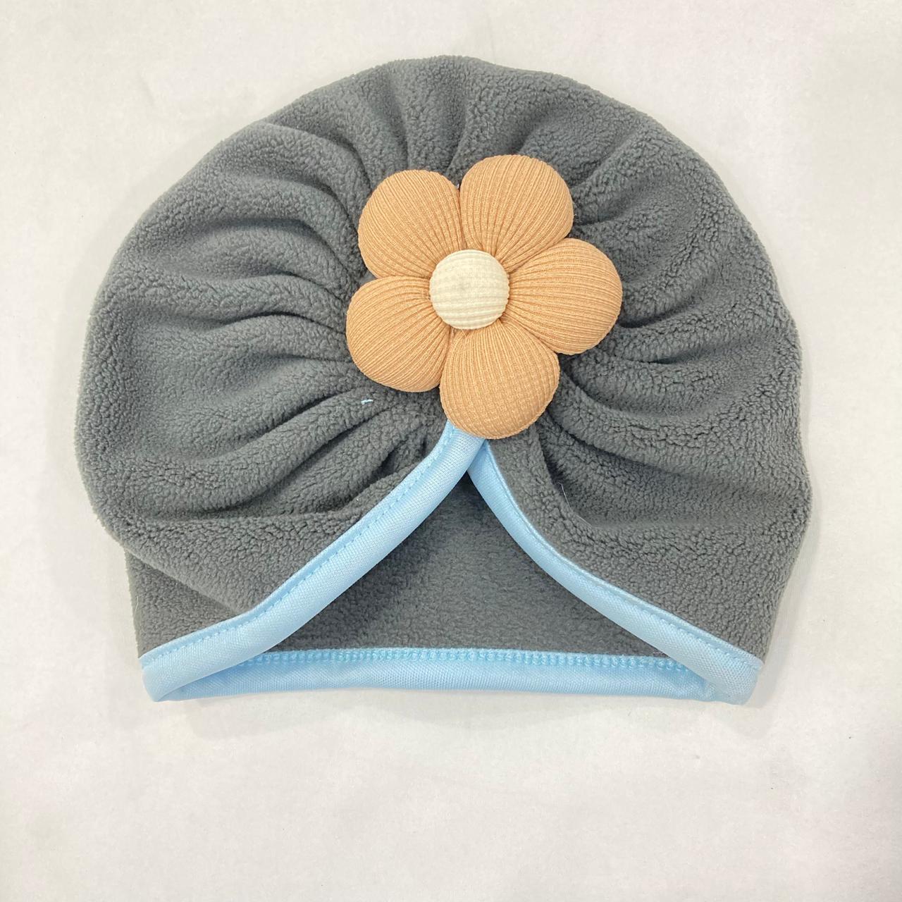 AC101 Winter Baby Girl Turban Cap