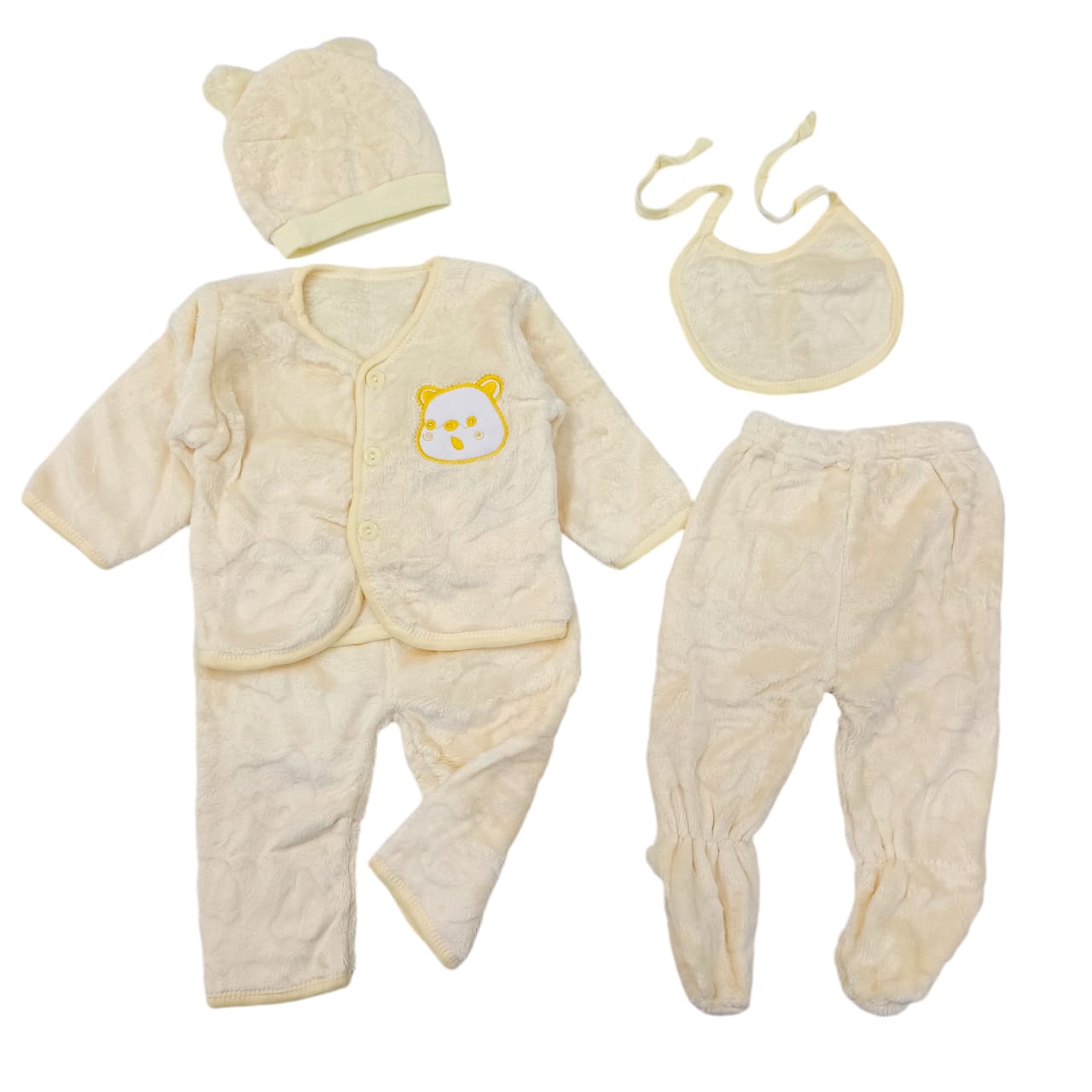 CNW893 0 to 3 Months  Velvet Winter Starter Set 5 Pcs