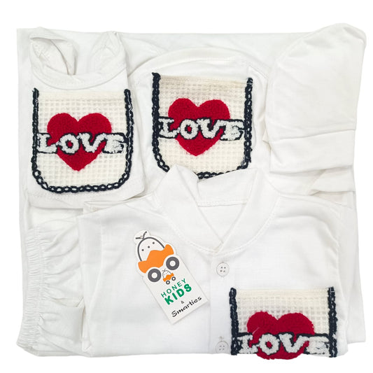 CN534 Newborn Summer Soft Cotton Starter Set 5 Pcs