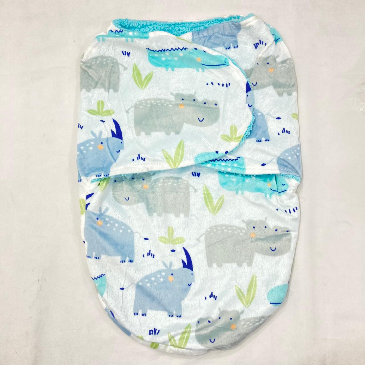 CN211 0 to 3 Months Winter Soft Cozy Baby Swaddle Blanket