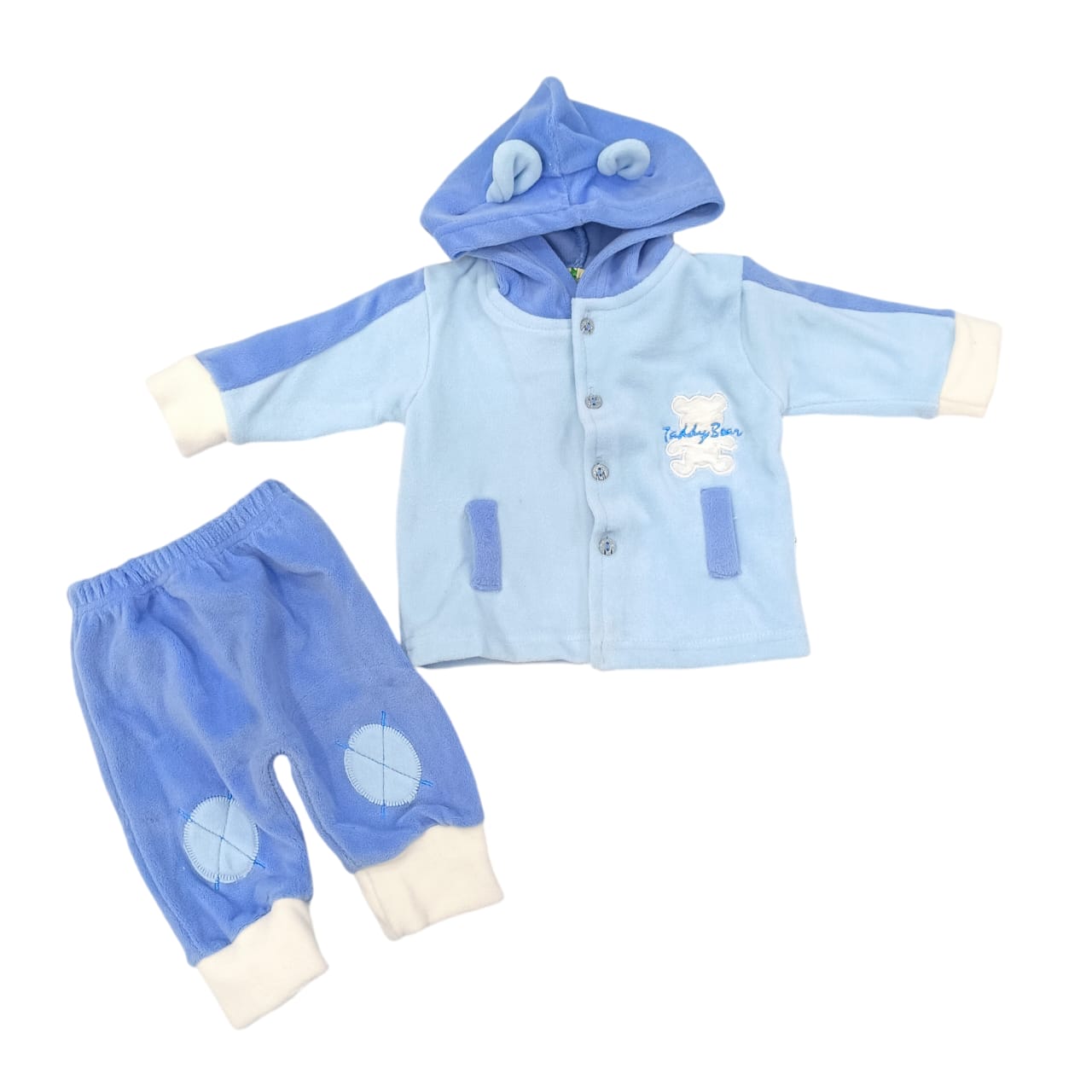 CNWA72 New Born Winter Velvet Hooded Dress