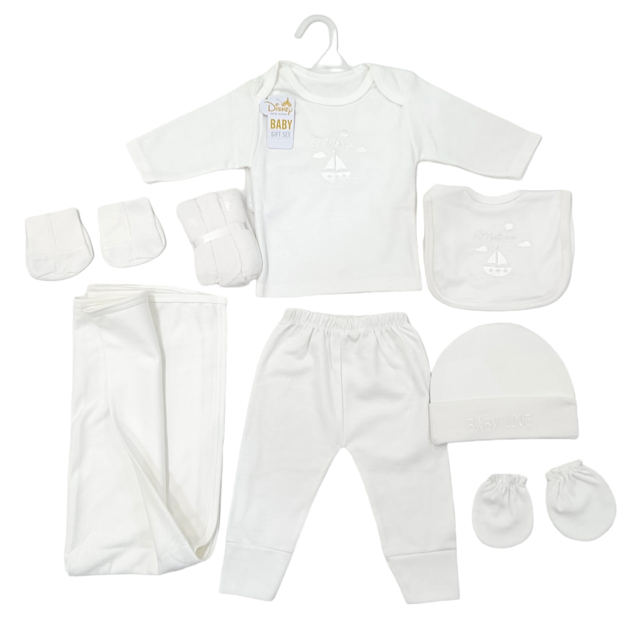 CN714 Pure White Newborn Welcome Starter Set 07 Pcs