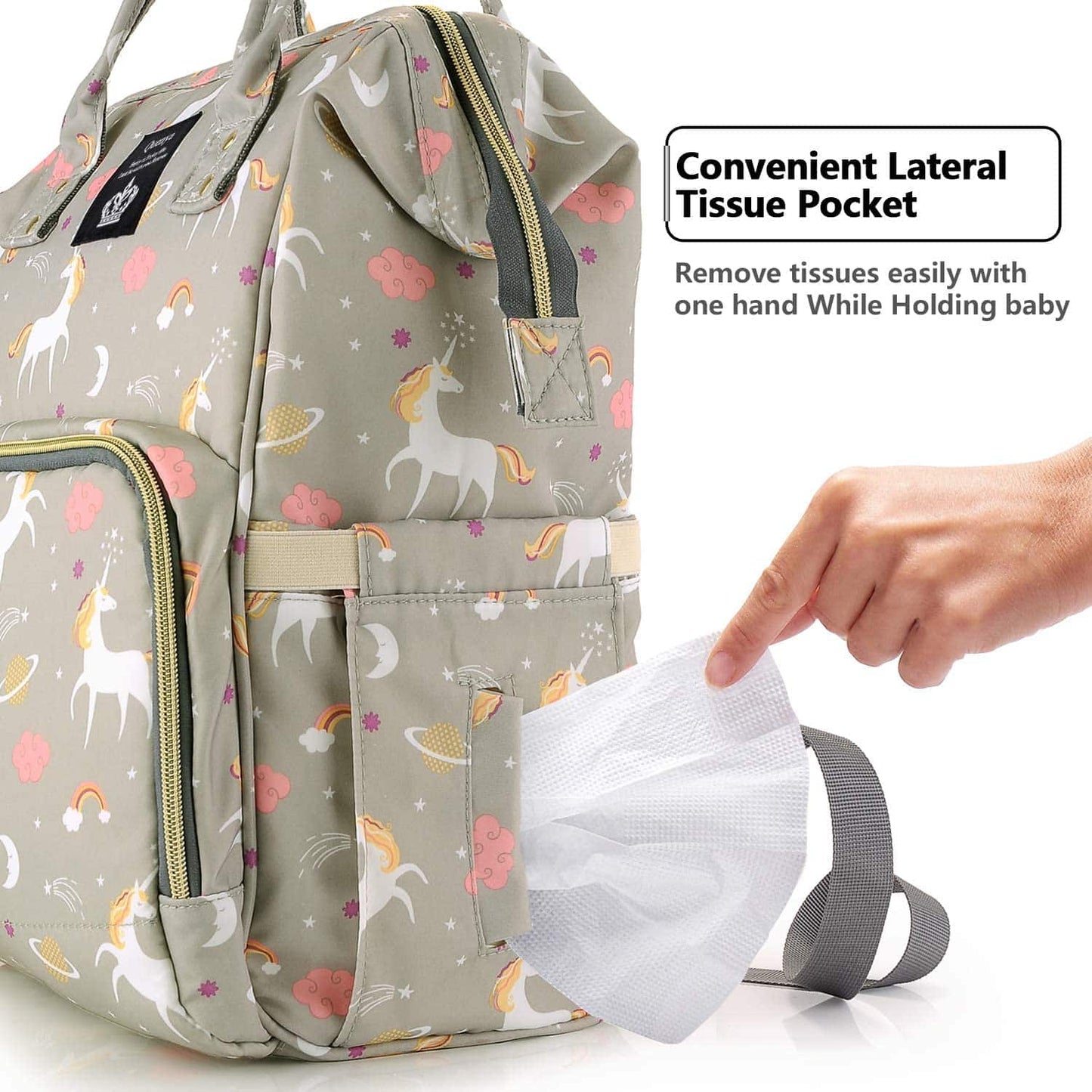 AC5001 Mother Baby Travel Backpack Diaper Bag (Unicon)