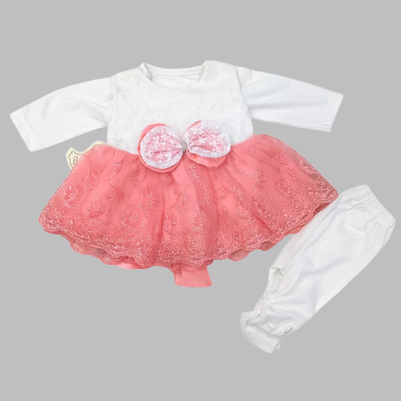 Baby Girls Mid Season Frock & Trouser