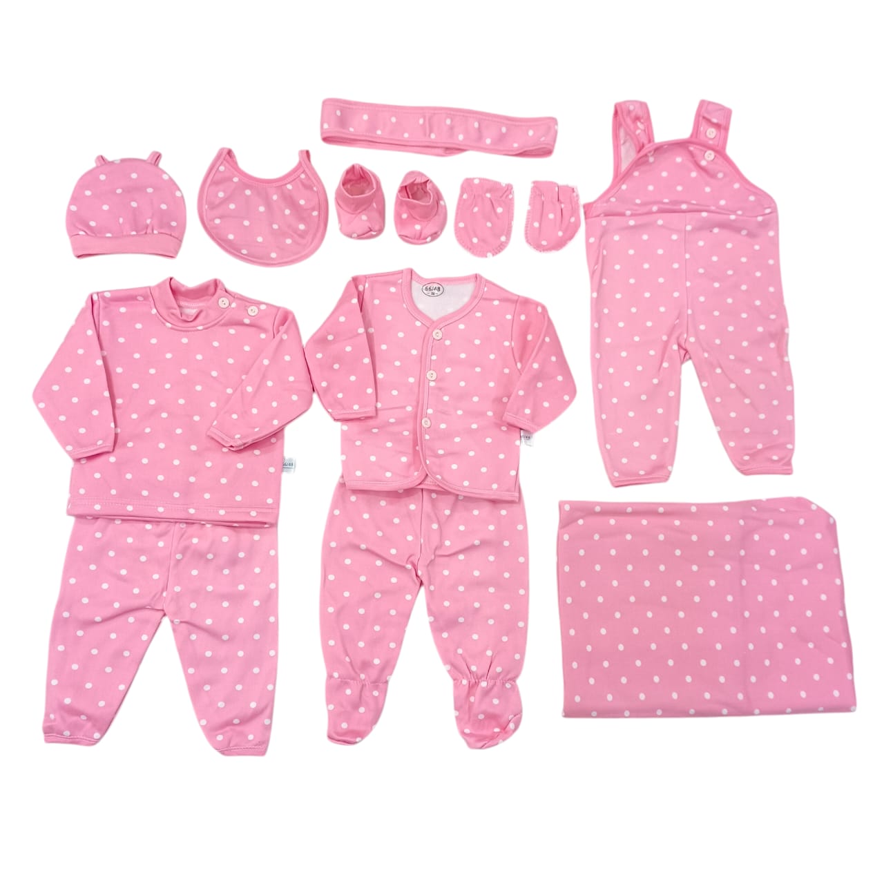 CNW1102 0 to 6 Months Winter Fleece Starter Set 11 pcs