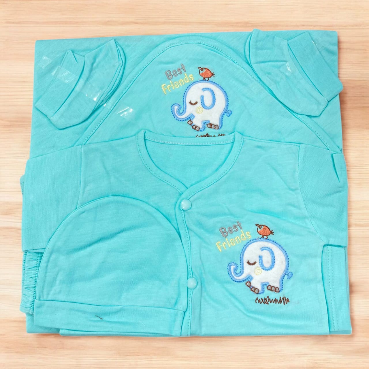 CN1519 Newborn Summer Soft Cotton Starter Set 5 Pcs