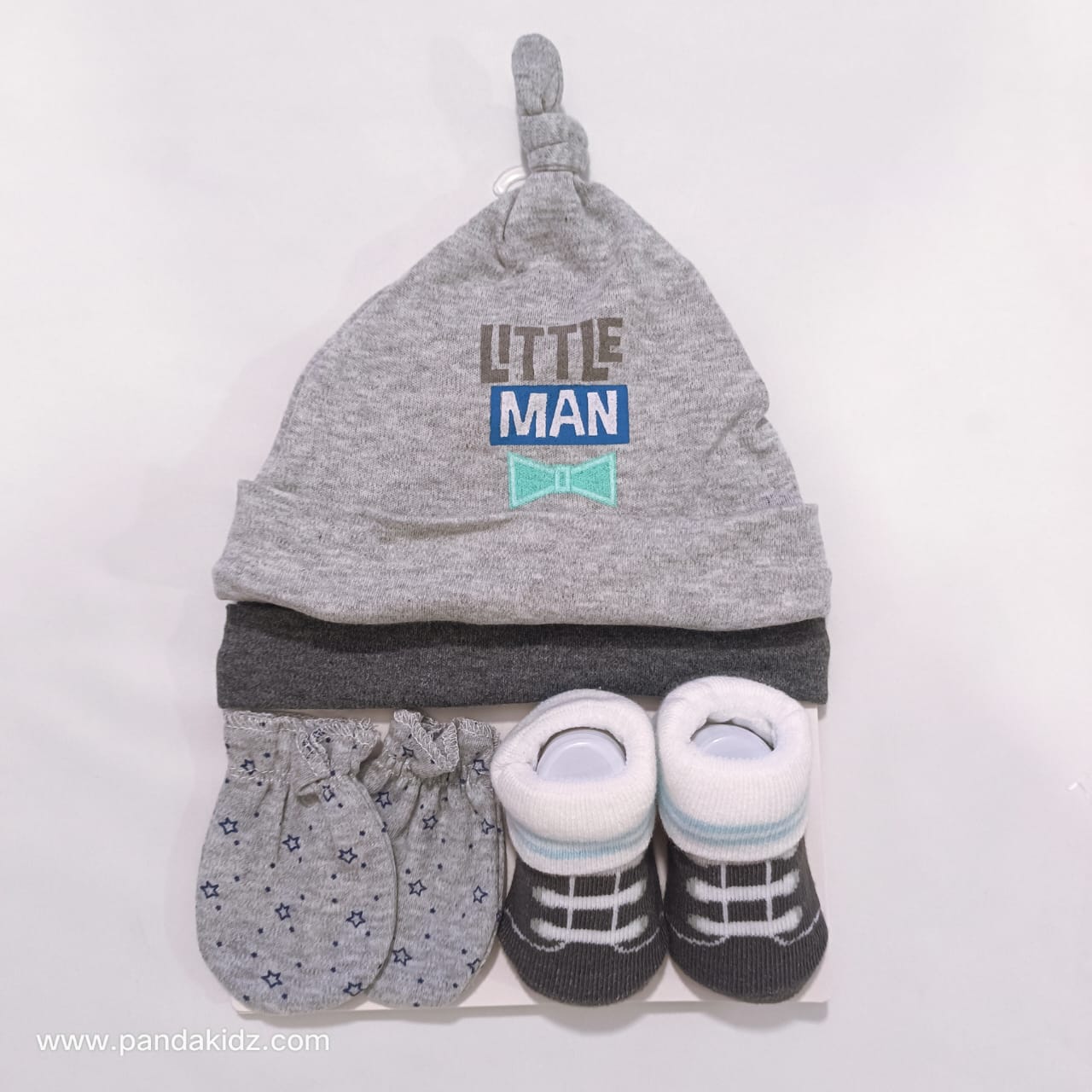 AC085 Baby Cap, Booties & Mittens Set