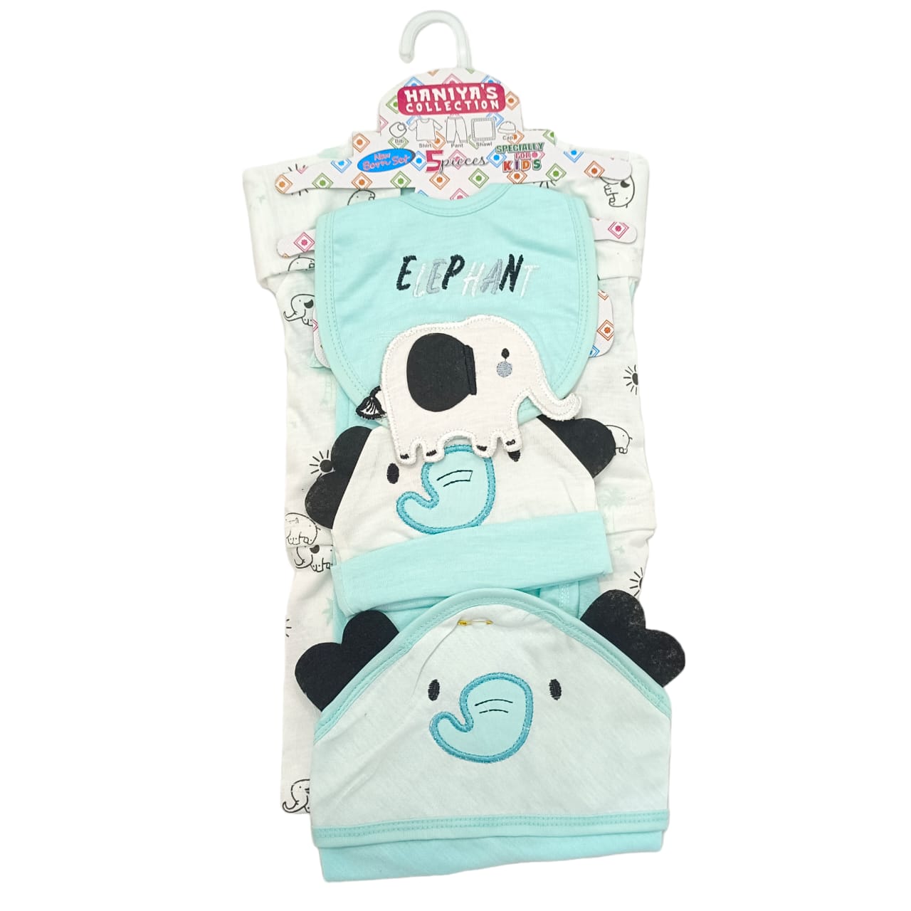 CN334 New Born Baby Summer Starter Set 5 Pcs