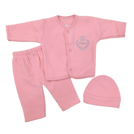 CNW1006 New Born Winter Fleece Dress with Cap