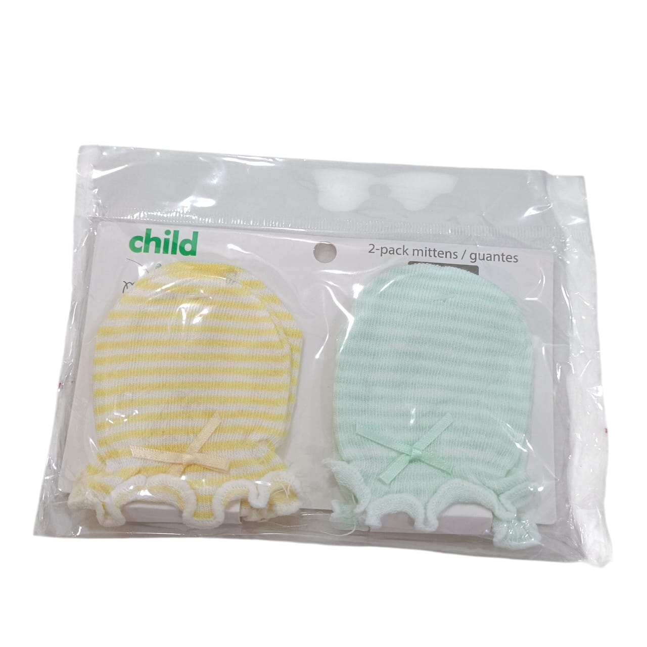 AC862 0 to 3 Months Imported Winter Mittens Pack of 2