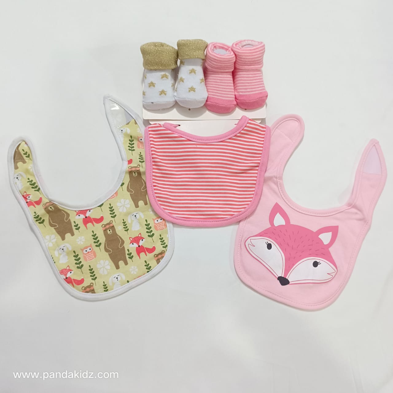 AC301 Bibs Booties Set 0 to 6 Months