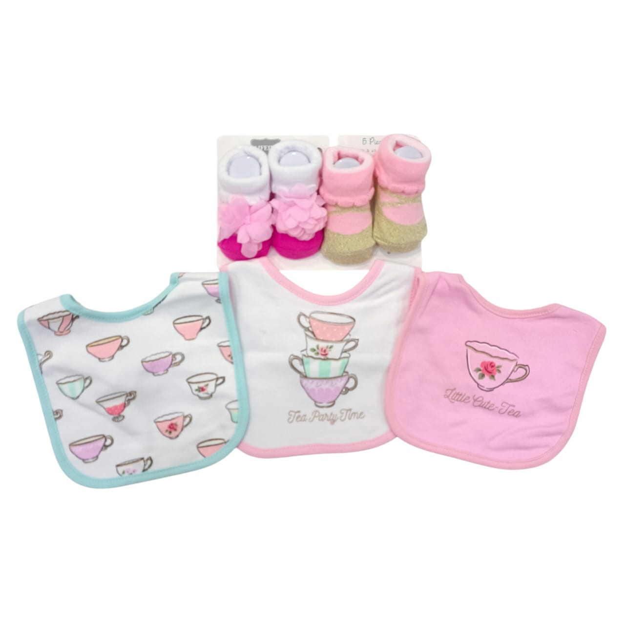 AC301 Bibs Booties Set 0 to 6 Months