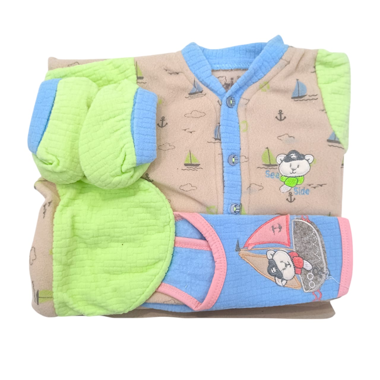 CNWA53 Newborn Winter Fleece Starter Set 5 Pcs