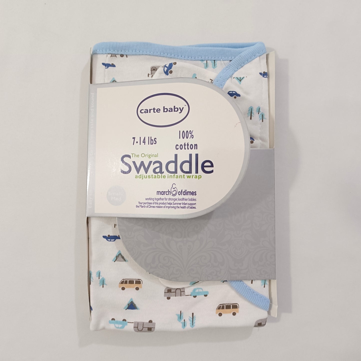 AC842 Newborn Baby Summer Swaddle Wrap