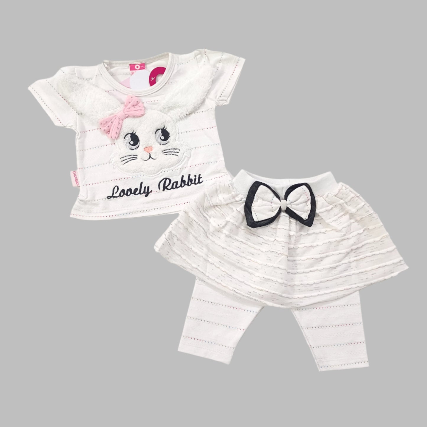 CN2516 Lovely Rabbit Baby Girl Summer Dress Lovely Rabbit