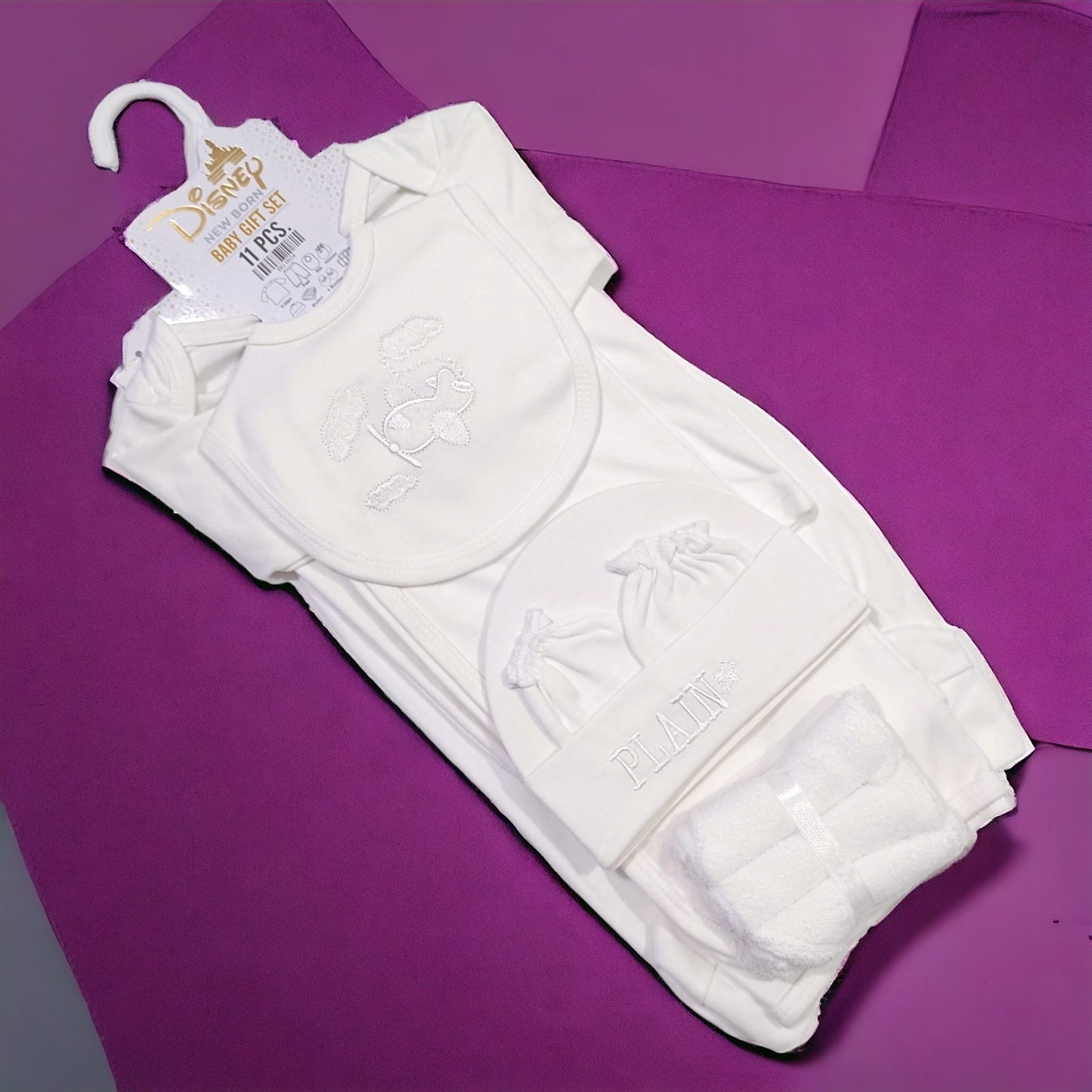 CN714 Pure White Newborn Welcome Starter Set 07 Pcs