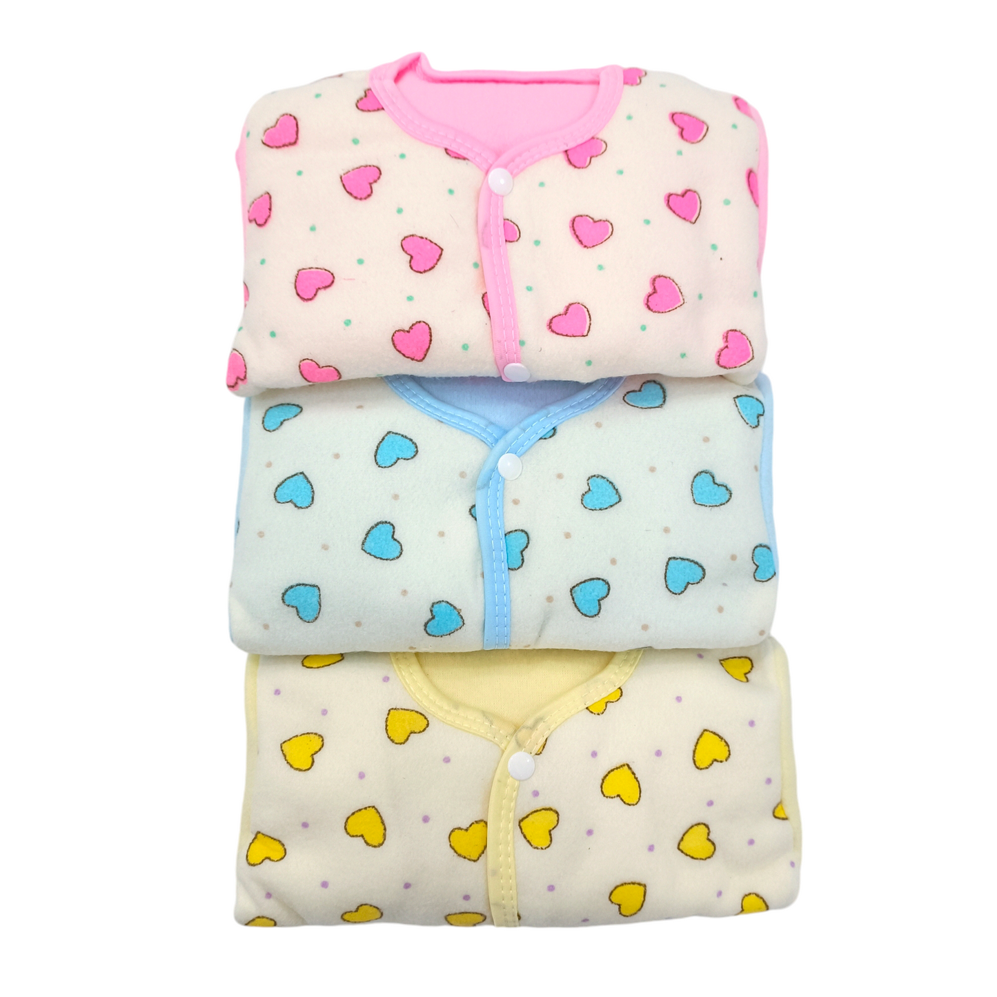 Newborn Winter Fleece Dress Pack of 3