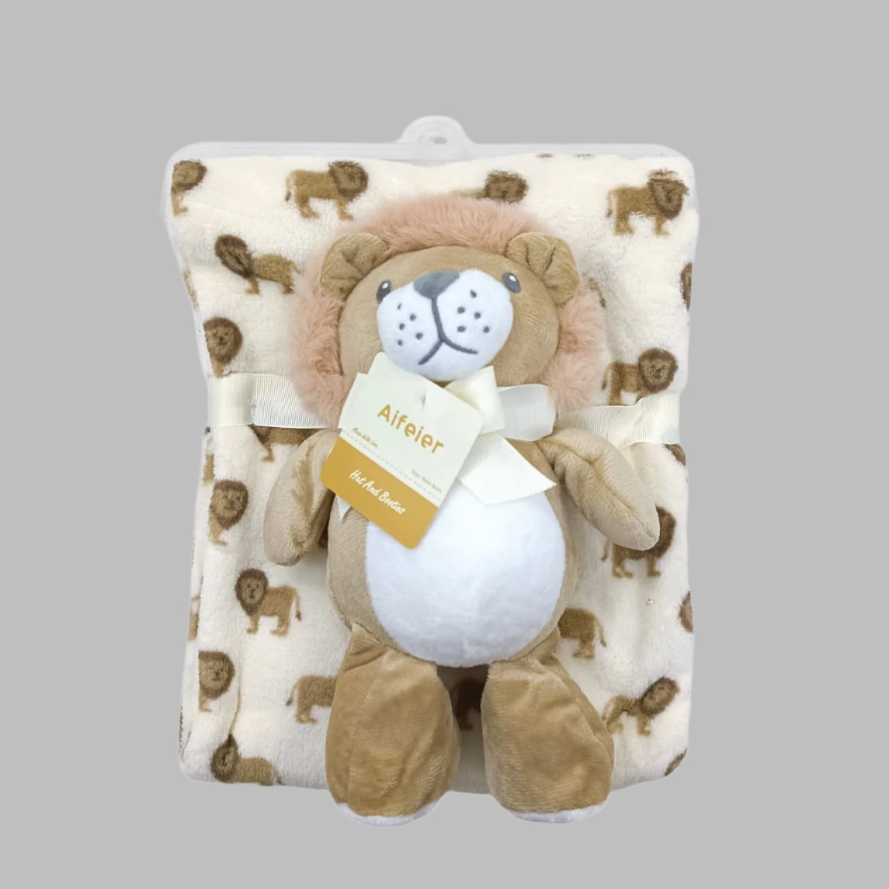 Imported Baby Blanket With Plush Toy