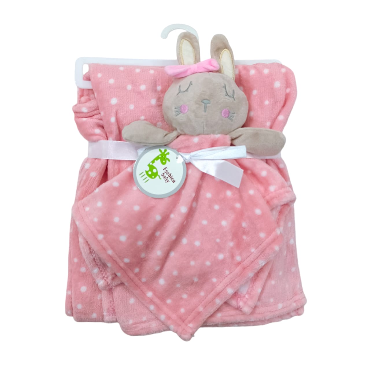 AC004 Imported Baby Blanket With Plush Toy & Handkerchief