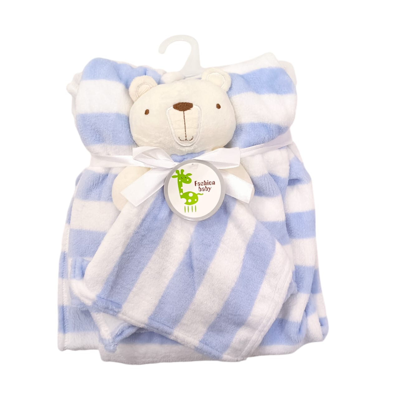 AC004 Imported Baby Blanket With Plush Toy & Handkerchief