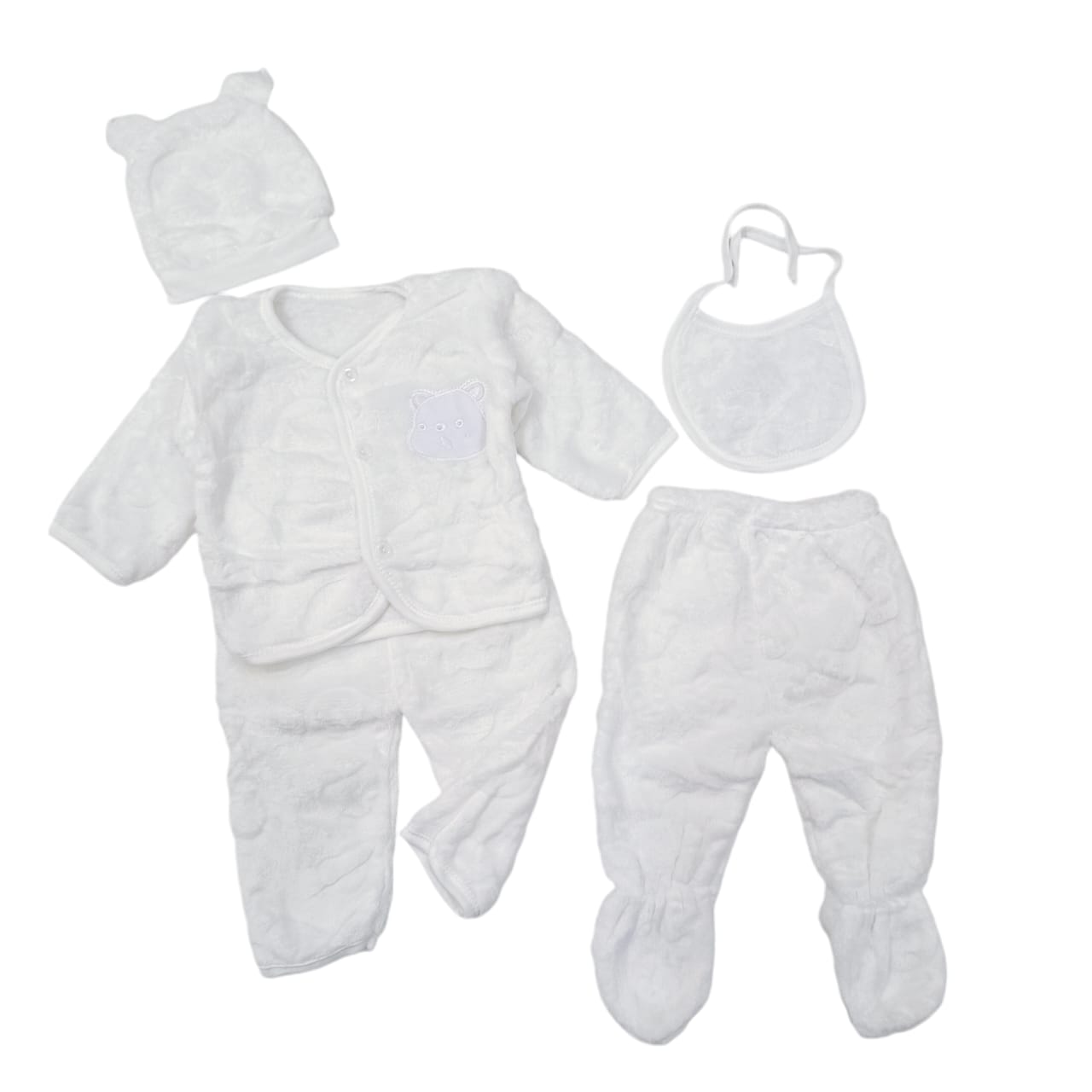 CNW893 0 to 3 Months  Velvet Winter Starter Set 5 Pcs