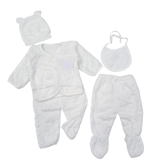 CNW893 0 to 3 Months  Velvet Winter Starter Set 5 Pcs