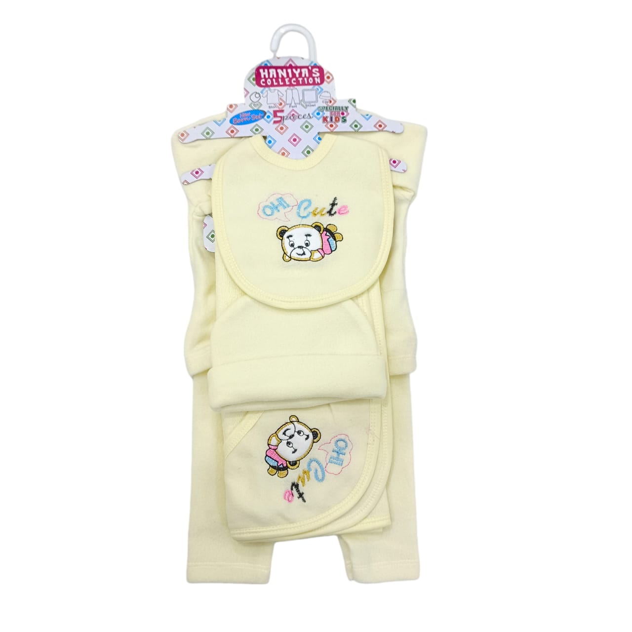 CN333 New Born Baby Winter Fleece Starter Set 5 Pcs