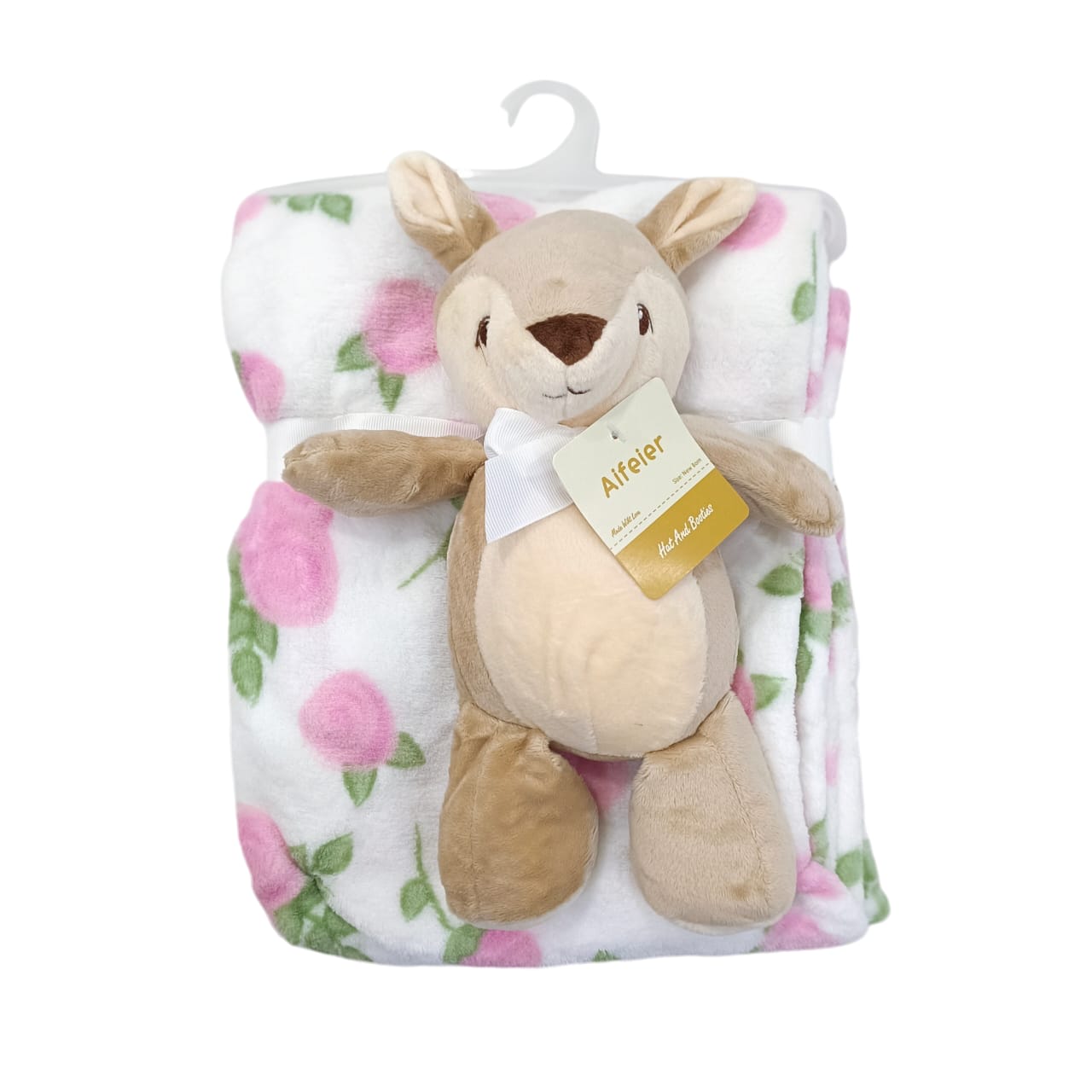 Imported Baby Blanket With Plush Toy