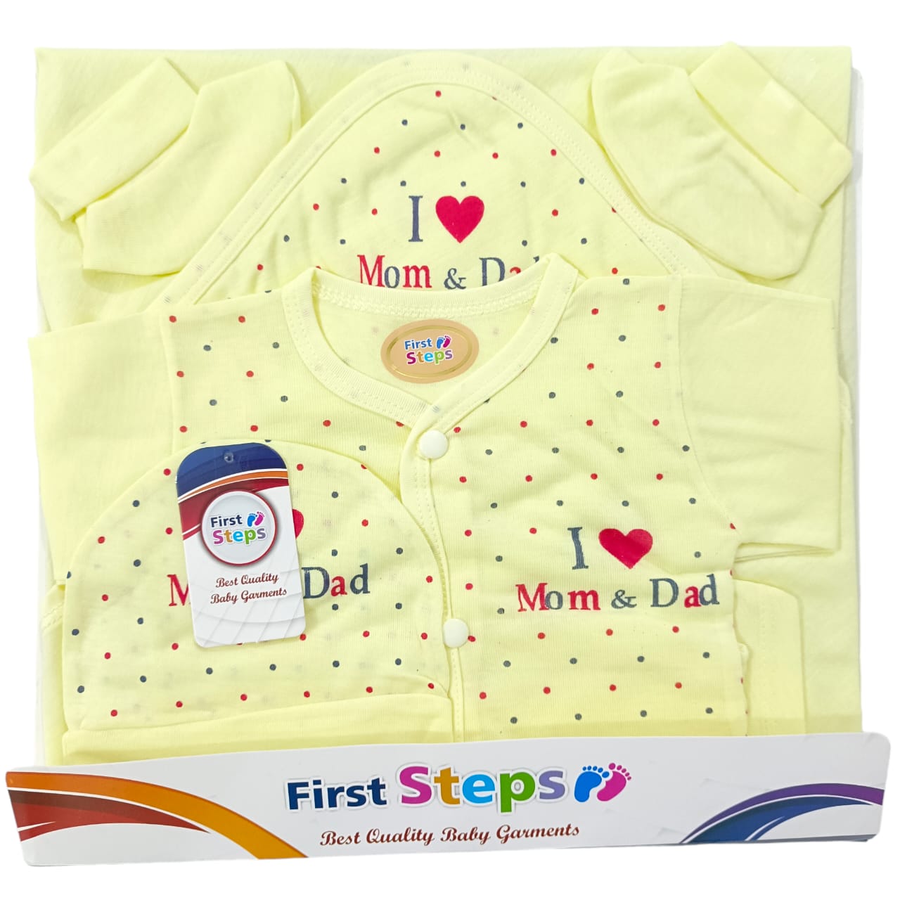 CN384 Newborn Summer Soft Cotton Starter Set 5 Pcs