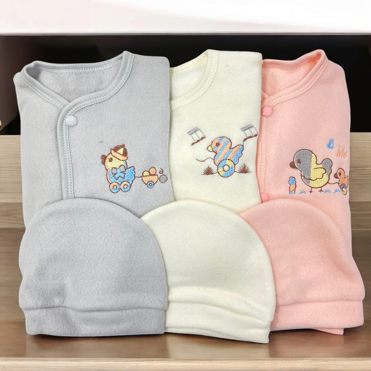 CNW1004 Newborn Winter Fleece Pack of 3