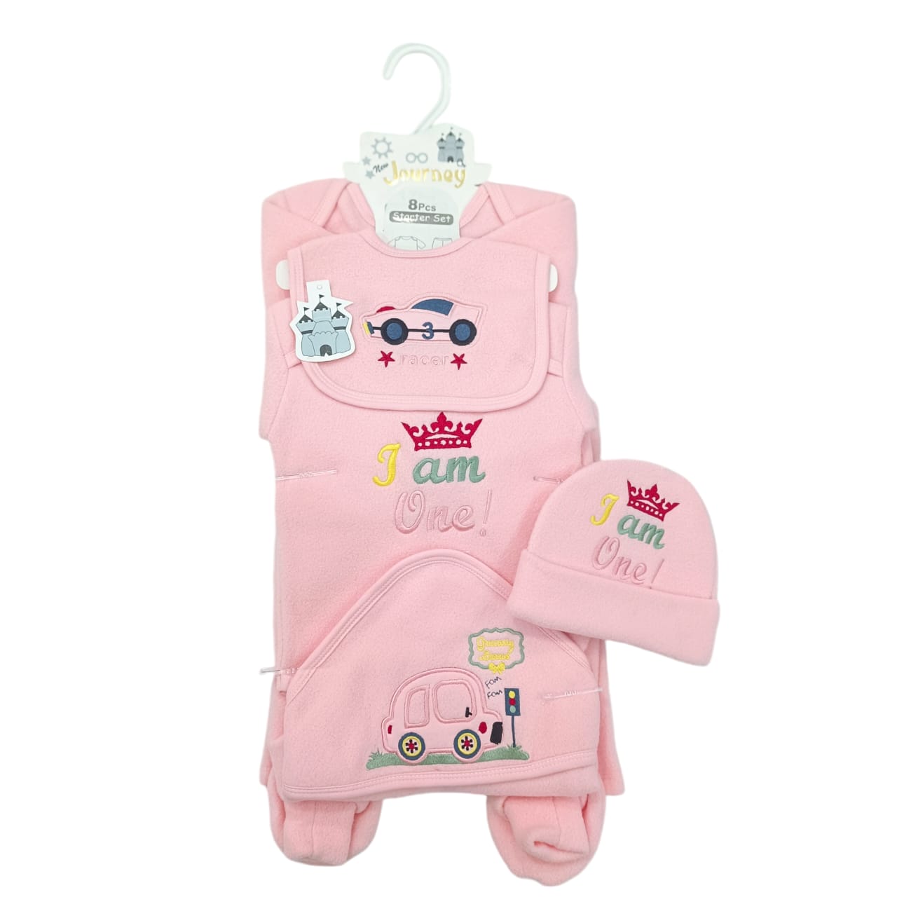 CNW718 Newborn Winter Fleece Starter Set 8 Pcs