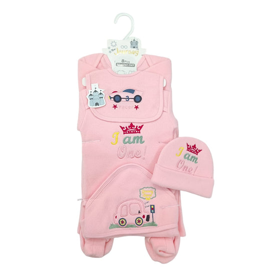 CNW718 Newborn Winter Fleece Starter Set 8 Pcs