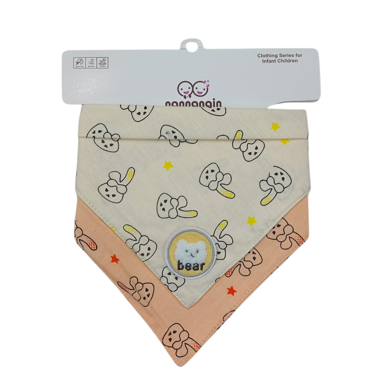 AC303 0 to 6 Months Bibs Pack of 2