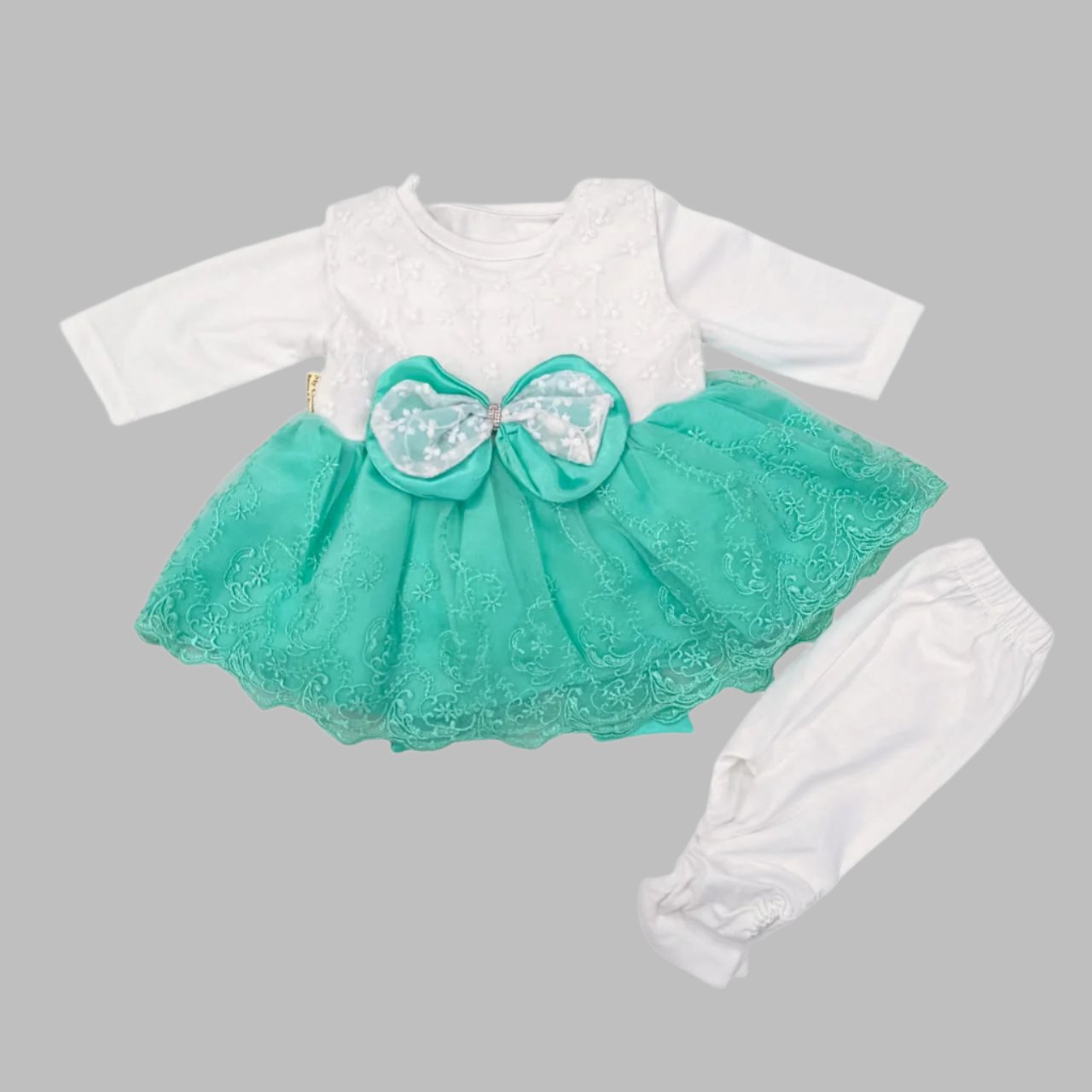 Baby Girls Mid Season Frock & Trouser