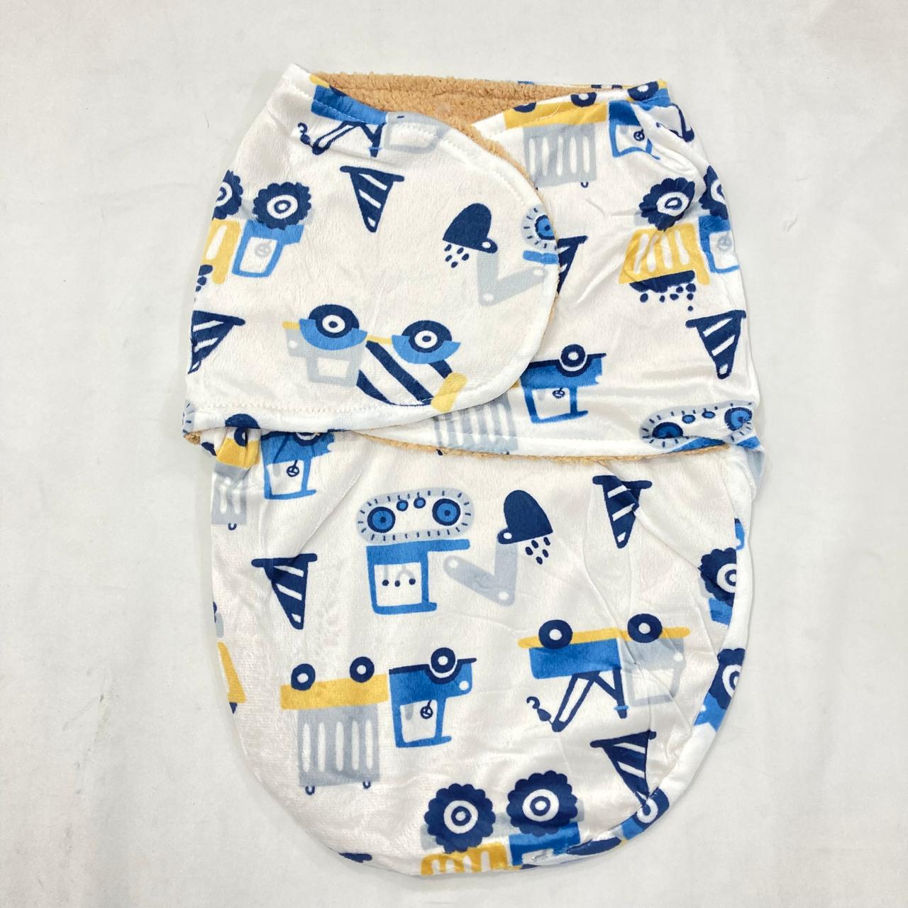 CN211 0 to 3 Months Winter Soft Cozy Baby Swaddle Blanket