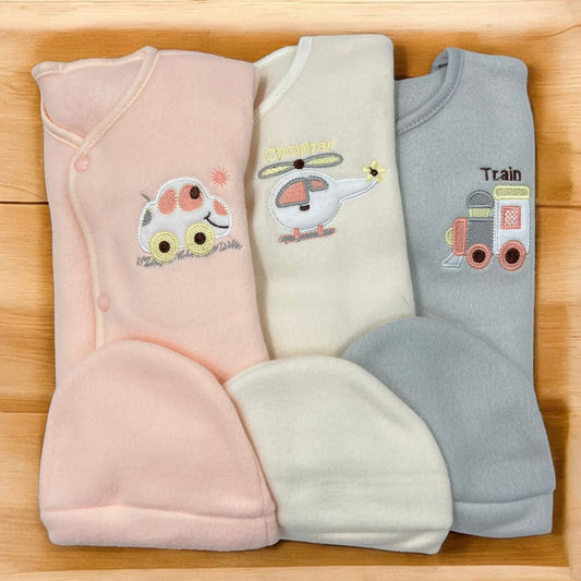 CNW1010 Newborn Winter Fleece Pack of 3