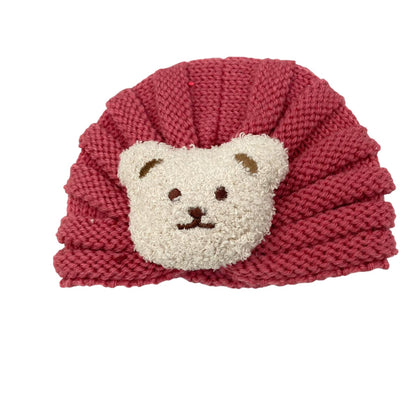 AC815 Baby Girl Woolen Cap