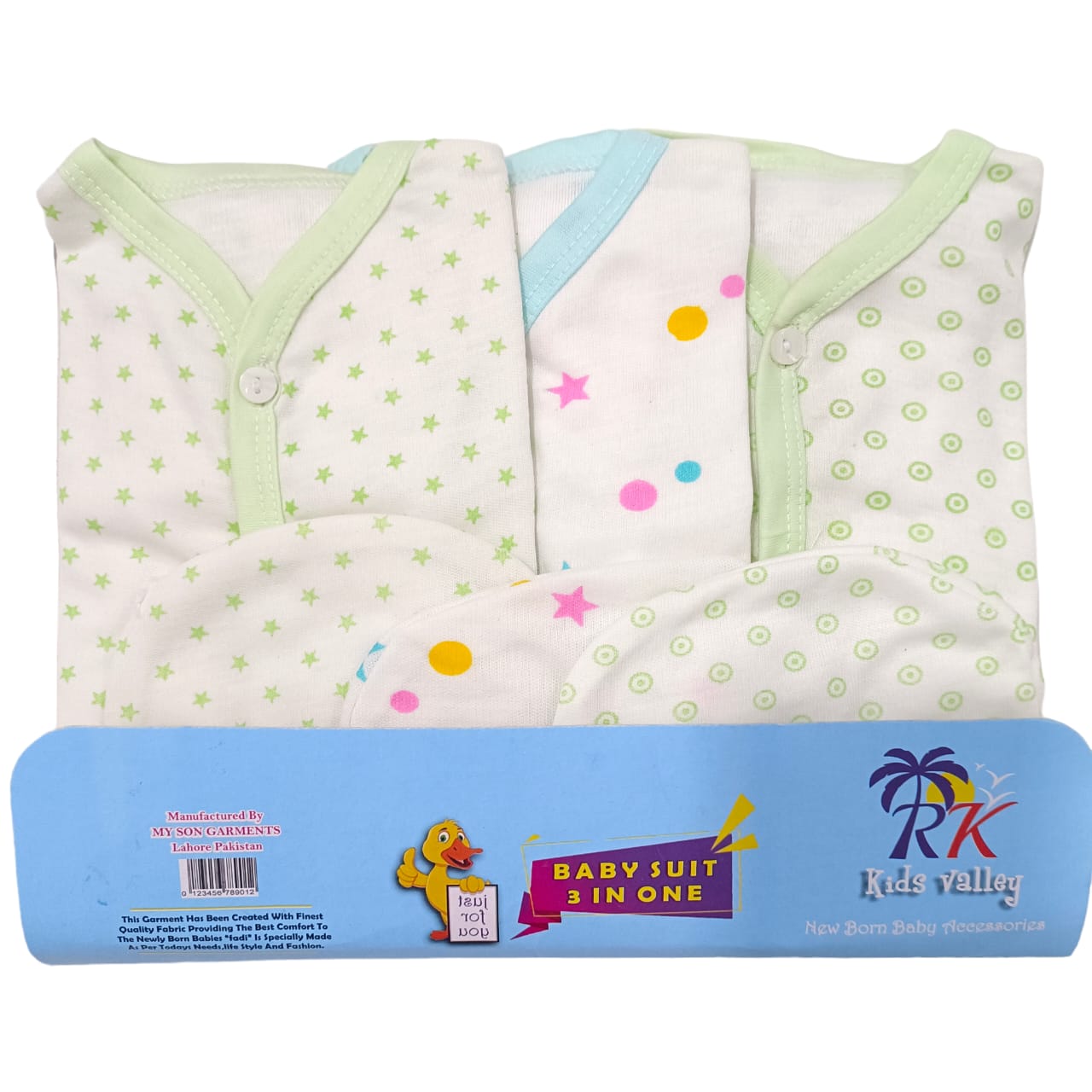 CN553 Newborn Summer Cotton Pack of 3 Dresses